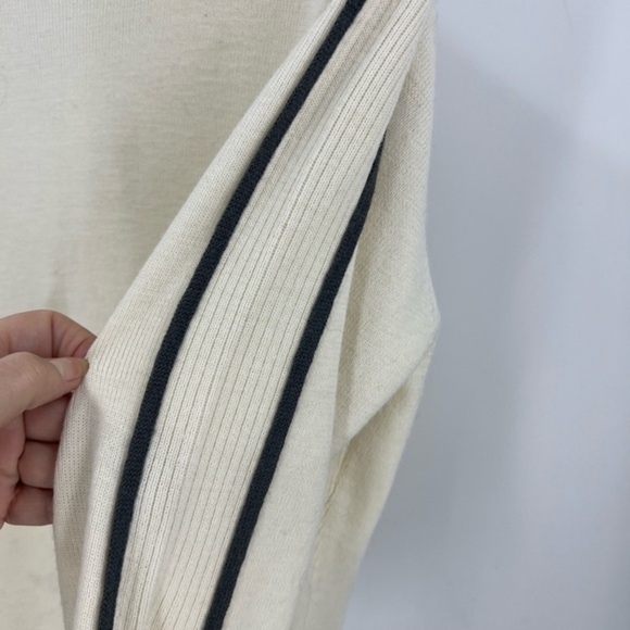 Meister Sport collection quarter zip snowflake wool blend sweater L - Picture 8 of 10